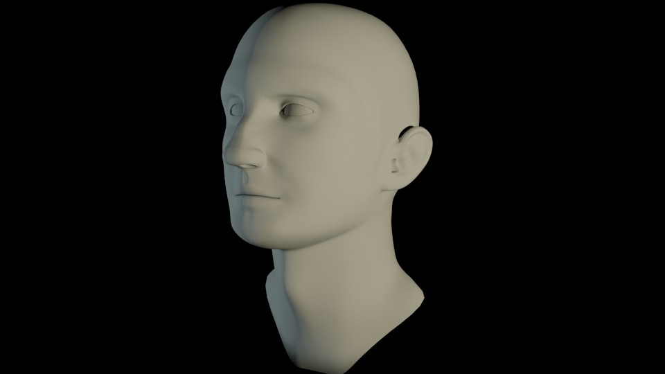 Male Head V4 preview image 2